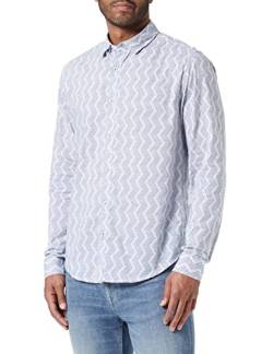 Garcia Herren Shirt Long Sleeve Hemd, White, XL von Garcia