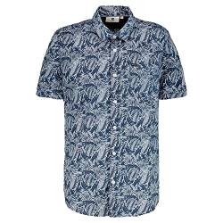 Garcia Herren Shirt Short Sleeve Hemd, Marine, 3XL von Garcia