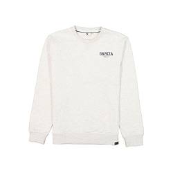 Garcia Herren Sweater Sweatshirt, Cream Melee, M von Garcia