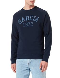 Garcia Herren U21266_Men`s Sweat Sweatshirt, Dark Moon, XXL von Garcia