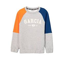 Garcia Jungen Sweater Sweatshirt, Grey Melee, 104/110 von Garcia