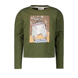 Garcia Mädchen Long Sleeve T-Shirt, Olive, 92/98 von Garcia