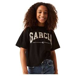 Garcia Mädchen Short Sleeve T-Shirt, Off Black, 152/158 von GARCIA DE LA CRUZ