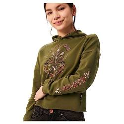 Garcia Mädchen Sweater Sweatshirt, Olive, 152/158 von Garcia