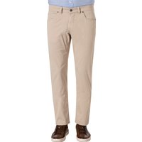 GARDEUR Herren Hose beige Baumwolle von Gardeur