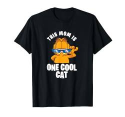 Garfield Muttertag This Mom Is One Cool Cat Shades T-Shirt von Garfield