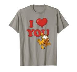 Garfield Valentinstag Garfield I Love You Vintage Heart T-Shirt von Garfield
