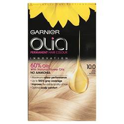 3 x Garnier Olia Permanent Hair Colour 10.0 Very Light Blonde von Garnier