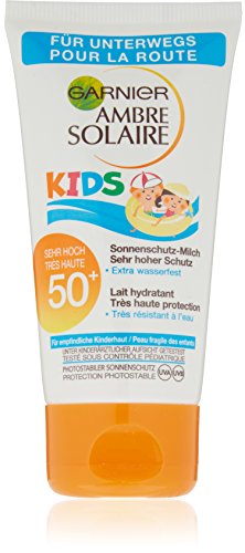Garnier Ambre Solaire Sonnencreme Kids / Sonnenschutz-Milch für Kinder extra wasserfest / LSF 50+, 6er Pack - 50 ml von Garnier