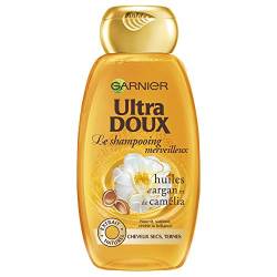 Garnier – Ultra DOUX Shampoo für trockene Haare, Arganöl, Kamelie, 400 ml, 1 Stück von Garnier