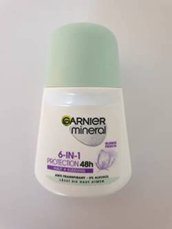 Garnier mineral Protection 5 Deo Roll -On, 6er Pack (6 x 50ml) von Garnier