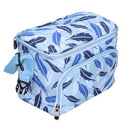 Garosa Baby-Wickeltasche, Isoliert, Wasserdicht, mit Reißverschluss Vorne, Multifunktional für Babyflaschenkleidung, Aufbewahrungstasche für Kinderwagen (Blue) von Garosa