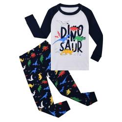 Garsumiss Jungen Schlafanzug Kinder Dinosaurier Pyjamas Sets Kleinkind Pjs Nachtwäsche 2-9 Jahre von Garsumiss