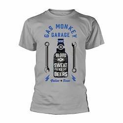 Gas Monkey Garage Herren T-Shirt Arbeit & Play Grau Gr. L, grau von Gas Monkey Garage