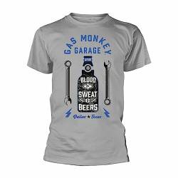 Gas Monkey Garage Herren T-Shirt Arbeit & Play Grau Gr. XXL, grau von Gas Monkey Garage