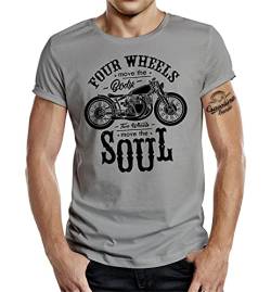 Biker T-Shirt: Two Wheels Move The Soul 2XL von Gasoline Bandit