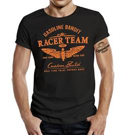 GASOLINE BANDIT® Biker T-Shirt: Racer Team von Gasoline Bandit