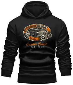 Gasoline Bandit Biker Racer Kapuzen-Hoodie - Old Skool Hot Rod von Gasoline Bandit