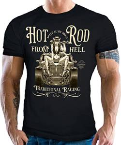 Gasoline Bandit Biker Racer Rockabilly T-Shirt: Hot Rod from Hell von Gasoline Bandit