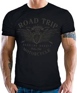 Gasoline Bandit Biker Racer T-Shirt: Road Trip von Gasoline Bandit