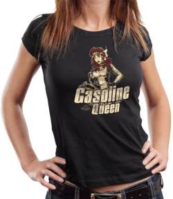 Gasoline Bandit Damen Biker T-Shirt: Gasoline Queen von Gasoline Bandit