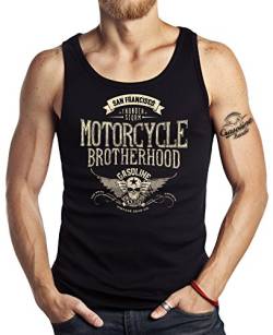 Gasoline Bandit Hot-Rod Biker Racer Tank-Top: Motorcycle Brotherhood-L von Gasoline Bandit