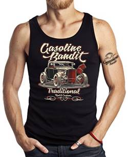 Gasoline Bandit Hot-Rod Biker Racer Tank-Top: Traditional Road Custom-XL von Gasoline Bandit