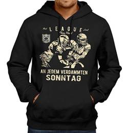 Gasoline Bandit Kapuzen Pulli Hoodie für American Football Fans: An jedem verdammten Sonntag L von Gasoline Bandit