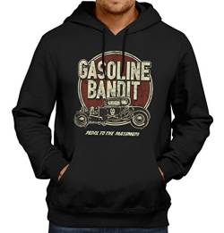 Gasoline Bandit Original Biker Hoodie Kapuzen-Pullover: Hot Rod 2-L von Gasoline Bandit