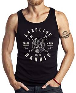 Gasoline Bandit Original Hot Rod Biker Tank-Top: MMXV-L von Gasoline Bandit