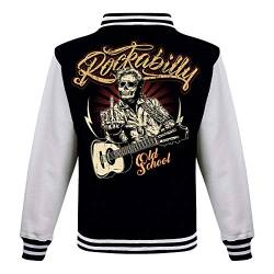 Gasoline Bandit Rockabilly Baseball College Jacket Old School XL von Gasoline Bandit