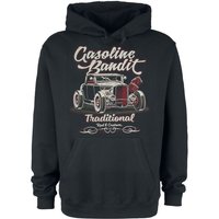 Gasoline Bandit - Rockabilly Kapuzenpullover - Traditional - M bis 4XL - für Männer - Größe 3XL - schwarz von Gasoline Bandit