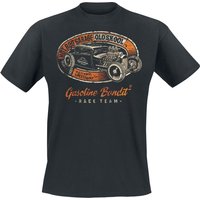 Gasoline Bandit - Rockabilly T-Shirt - Hot Rod Garage - S bis 4XL - für Männer - Größe M - schwarz von Gasoline Bandit