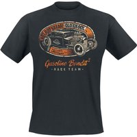 Gasoline Bandit - Rockabilly T-Shirt - Hot Rod Garage - S bis 4XL - für Männer - Größe S - schwarz von Gasoline Bandit