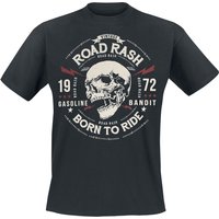 Gasoline Bandit - Rockabilly T-Shirt - Road Rash II - S bis 4XL - für Männer - Größe 4XL - schwarz von Gasoline Bandit