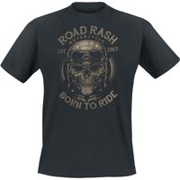 Gasoline Bandit - Rockabilly T-Shirt - Road Rash - S bis XXL - für Männer - Größe M - schwarz von Gasoline Bandit