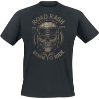 Gasoline Bandit - Rockabilly T-Shirt - Road Rash - S bis XXL - für Männer - Größe S - schwarz von Gasoline Bandit