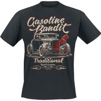 Gasoline Bandit - Rockabilly T-Shirt - Traditional - S bis XXL - für Männer - Größe XXL - schwarz von Gasoline Bandit