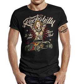 Rockabilly T-Shirt - Let The Good Times Roll M von Gasoline Bandit