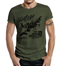 T-Shirt für Airborne Racing US-Airforce Fans: Vintage Air L von Gasoline Bandit