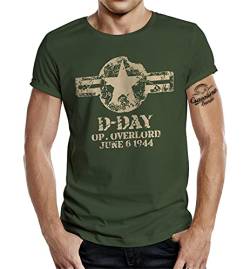 US-Army Vintage T-Shirt D-Day Operation Overlord XL von Gasoline Bandit