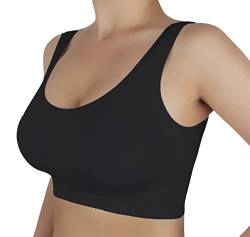 Gatta Sport Fitness BH Bustier Top 2351 (S, Schwarz) von Gatta