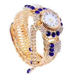 Gatuida 1Stk Armbanduhr Damenuhr Kleider für Damen Armreifen für Damen Frauenkleidung Schmuck Uhr für mädchen Legierungsuhr beiläufig Diamant Junge Mädchen Goldene Uhr Fräulein Gurt von Gatuida