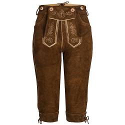 Gaudi-Leathers Damen GL2340 Trachten Lederhose, Hellbraun, W34 (Herstellergröße: 38) von Gaudi-Leathers