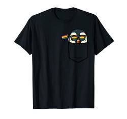 Penguin Pocket Animal LGBTQ Rainbow Flag Gay Pride Ally T-Shirt von Gay Pride Shirts LGBTQ Ally LGBT Men Women Gift