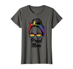 Proud Mom Rainbow Bandana Sunglasses Gay Pride LGBTQ Women T-Shirt von Gay Pride Shirts LGBTQ Ally LGBT Men Women Gift