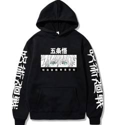 Gojo Satoru Hoodies Gojo Satoru Kapuzenpullover Grafikjacke Langarmpullover Sweatshirts für Teenager von Gcufoyae