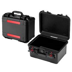 GeRRiT Anti-Fall-Werkzeug-Sicherheitsbox für Reiseausflüge Handheld, mit anpassbarem Schaumstoff, IP67 wasserdicht, Hartschalenkoffer für Mikrofon, Drohnen, Kamera, Ausrüstung,B von GeRRiT