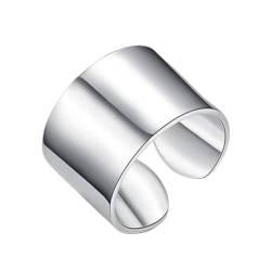 GeRRiT Ring Weit Glänzender Silberring S925 Silber Verstellbarer Silberinterpretationsliebhaber Ringleichte Ausgabe, Veröffentlichung von GeRRiT