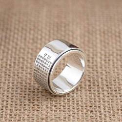 GeRRiT Ringschmuck im Chinesischen Stil S990 Ring aus Reinem Silber, Ring, 17.5 von GeRRiT